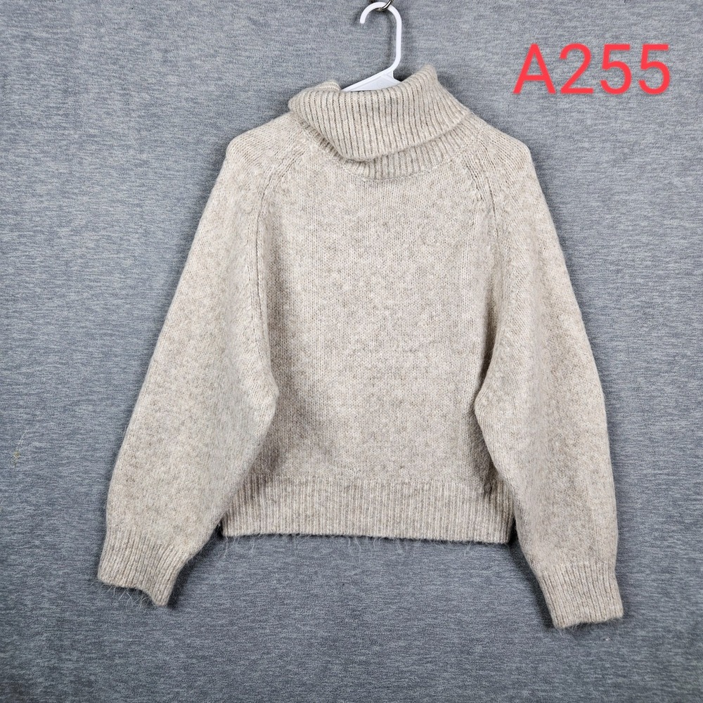 Lulu's Women's Cable Knit Turtle Neck Pull over Sweater Size XL NEW